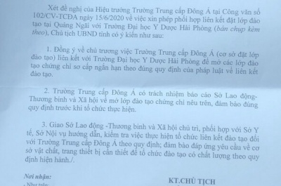 số: 2792/ubnd-kgvx về việc liên kết đào tạo chứng chỉ sơ cấp